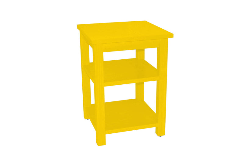28" Traditional Solid Wood Nightstand - Yellow