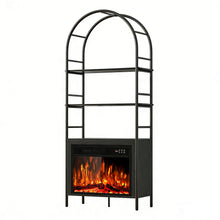 Load image into Gallery viewer, Adjustable Three Tier Etagere Bookcase - Black
