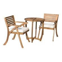 Load image into Gallery viewer, Outdoor Dining Set With Coffee Table And 2 Chairs - Teak
