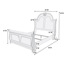Load image into Gallery viewer, Queen Size Bed Panel Headboard And Footboard - Brown
