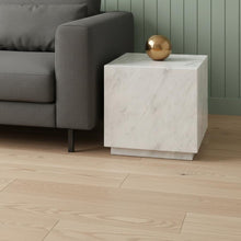 Load image into Gallery viewer, Marble Square Block End Table - White

