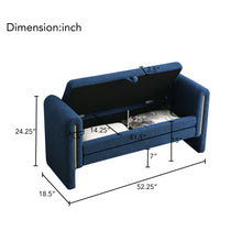 Load image into Gallery viewer, Modern Teddy Upholstered Large Bed End Bench With Arms And Storage
