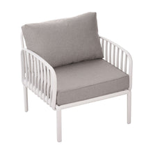 Load image into Gallery viewer, Outdoor Patio Club Chair, Waterproof Thick Cushion Deep Seating
