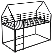 Load image into Gallery viewer, House Bunk Bed With Built In Ladder

