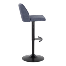 Load image into Gallery viewer, Toriano - Contemporary Adjustable Bar Stool With Rounded T Footrest (Set of 2)
