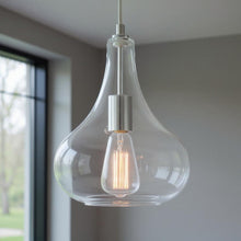 Load image into Gallery viewer, Candle Style Metal Dimmable Chandelier With Shades - Silver
