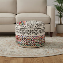 Load image into Gallery viewer, Cotton Blend Ottoman - Multicolored
