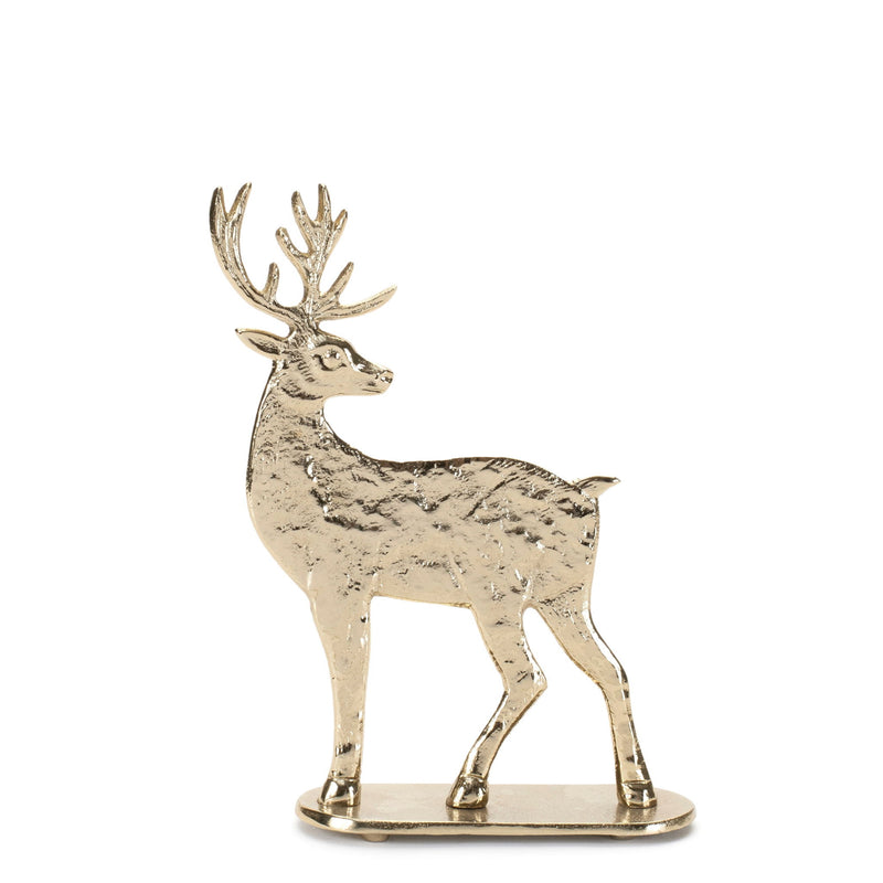 Deer Christmas Figurine (Set of 2) - Gold
