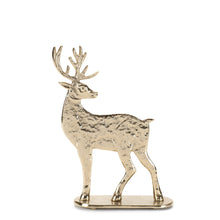 Load image into Gallery viewer, Deer Christmas Figurine (Set of 2) - Gold

