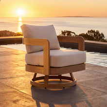 Load image into Gallery viewer, Swivel Chair For Patio - Oak
