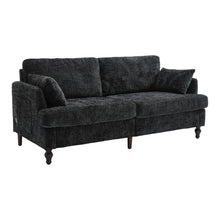Load image into Gallery viewer, Chenille 2 Seater Sofa With LED Light, USB Charging Port, And Storage Bag
