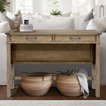 Load image into Gallery viewer, Belfast - Occasional Table With 2 Drawers - Reclaimed Natural
