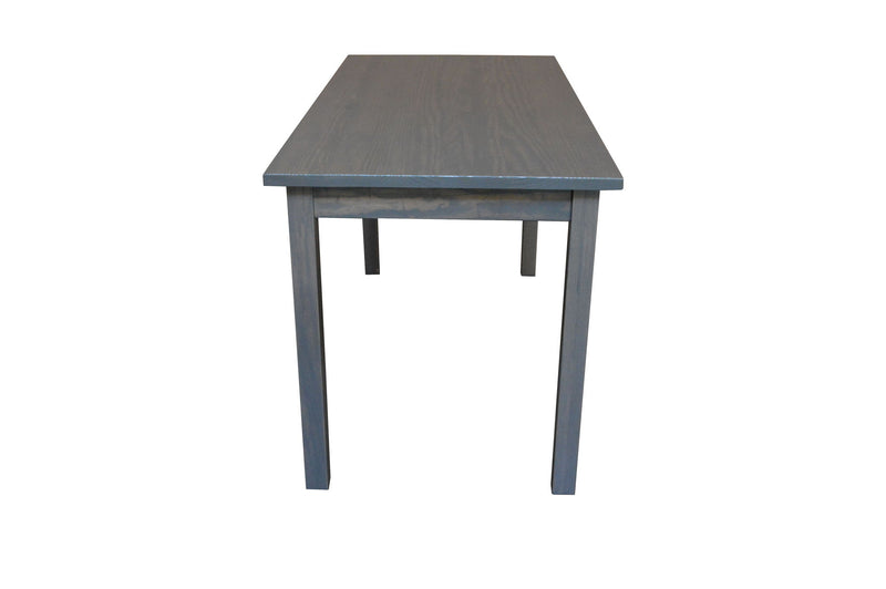 60" Solid Wood Dining Table - Gray
