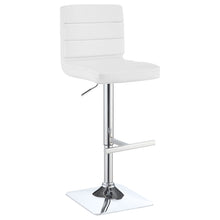 Load image into Gallery viewer, Fresco - Upholstered Adjustable Bar Stool (Set of 2) - White
