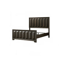 Load image into Gallery viewer, 3 Piece Bedroom Set With Faceted Panels Bed And 2 Nightstands
