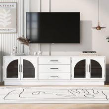 Load image into Gallery viewer, Modern Minimalist TV Stand, Entertainment Center Media Console Cabinet With Adjustable Shelves For Living Room

