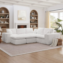 Load image into Gallery viewer, Sectional Sofa With Moveable Ottoman
