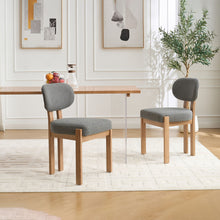 Load image into Gallery viewer, Dining Chairs With Ergonomic Backrest And Adjustable Feet (Set of 2)
