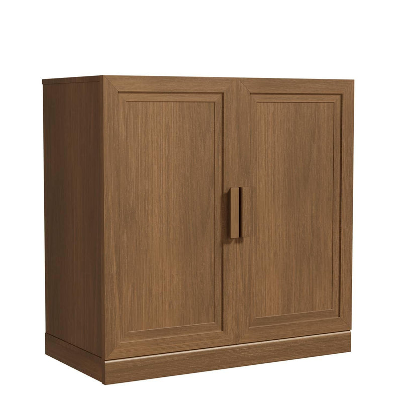 Wood Accent Cabinet With Two Doors (755767) - Brown