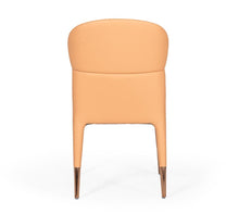 Load image into Gallery viewer, Upholstered Fabric Dining Side Chairs (Set of 2) - Peach
