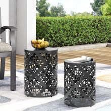 Load image into Gallery viewer, Outdoor Metal Modern Design End Table
