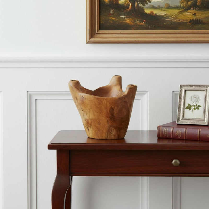 Round Table Vase - Natural