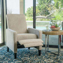 Load image into Gallery viewer, Minimalist Design Fabric Push Back Chair
