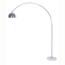 Load image into Gallery viewer, Metal Arched Floor Lamp - Silver White
