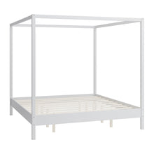 Load image into Gallery viewer, Canopy Bed Frame 4 Poster Platform Bed With Slats Support, No Box Spring Needed
