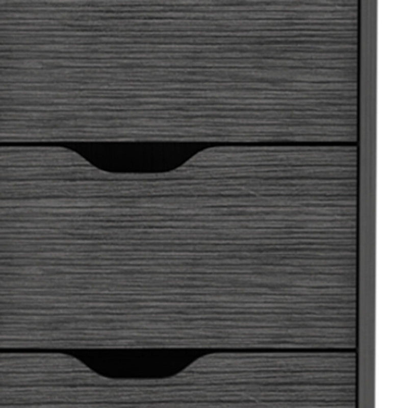 Five Drawer Standard Chest - Dark Gray