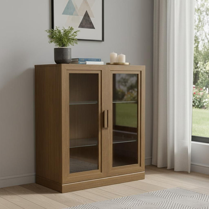 31'' Accent Cabinet With Two Doors - Brown
