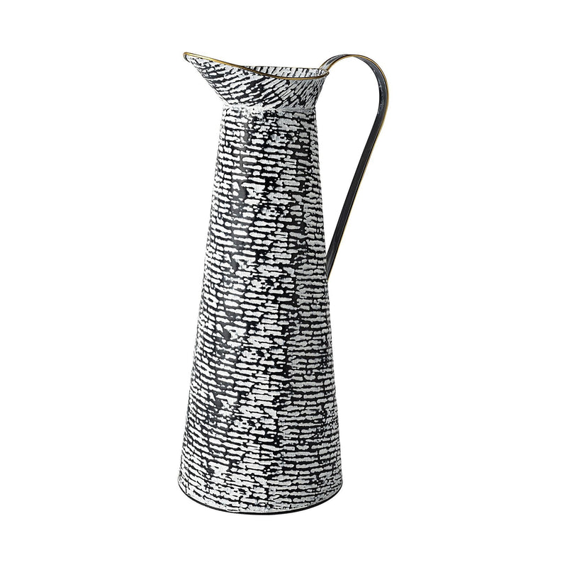 Cylinder Urns Jars (392208) - Black / White