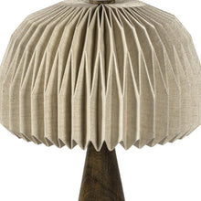 Load image into Gallery viewer, Geometric Table Lamp LED With Dome Shade - Natural
