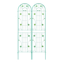 Load image into Gallery viewer, Metal Garden Trellis Rustproof Trellis For Climbing Plant Outdoor Flower Support
