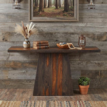 Load image into Gallery viewer, Pedestal Console Table - Mahogany
