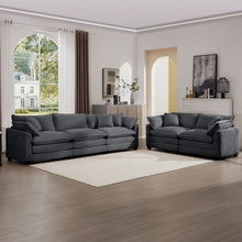 Load image into Gallery viewer, Elegant Oversized Sectional Sofa Set With Deep Seats And Flexible Layout
