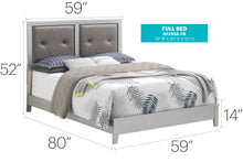 Load image into Gallery viewer, Padded Headboard Bed
