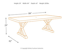 Load image into Gallery viewer, Beachcroft - Rect Dining Table W/Umb Opt
