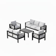 Load image into Gallery viewer, Outdoor Patio Set, All-Weather With Thick Cushions
