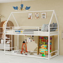 Load image into Gallery viewer, Bunk Bed With Safety Guardrails, No Box Spring Needed
