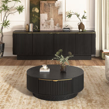 Load image into Gallery viewer, Farmhouse Matching Coffee Table &amp; TV Console Set
