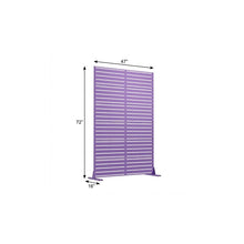 Load image into Gallery viewer, Six Panel Screen Room Divider (720183) - Purple
