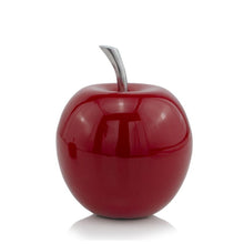 Load image into Gallery viewer, Decorative Apple - Red / Silver
