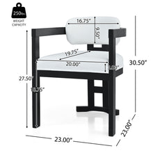 Load image into Gallery viewer, Stylish Indoor Upholstered Wood Dining Chair (Set of 2)
