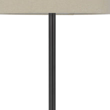 Load image into Gallery viewer, Tray Table Floor Lamp With Beige Drum Shade - Bronze
