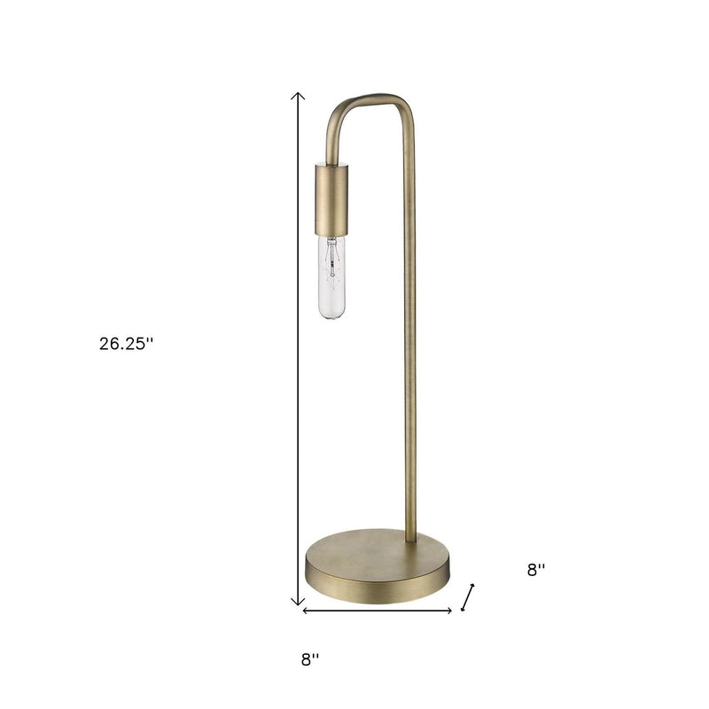 Metal Table Lamp - Brass