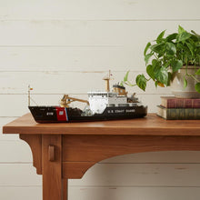 Load image into Gallery viewer, Hand Painted Model Boat (624442) - Black / White
