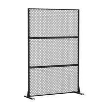 Load image into Gallery viewer, Three Panel Screen Room Divider (562823) - Black
