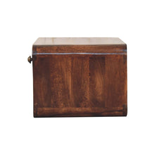 Load image into Gallery viewer, 18" Solid Wood One Drawer Floating Nightstand - Brown
