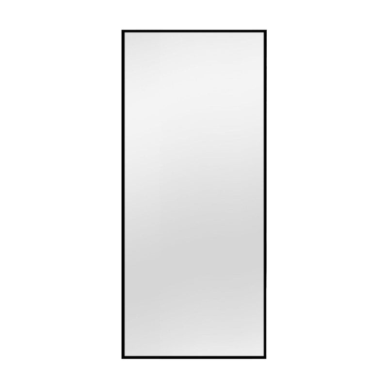 Metal Framed Full Length Hanging Mirror - Black